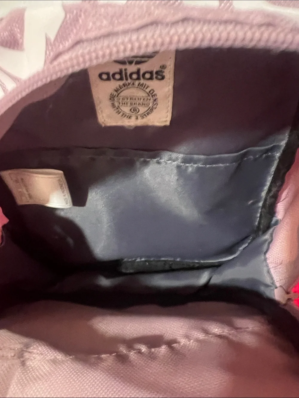 adidas Trefoil Mini Backpack in Mauve Pink